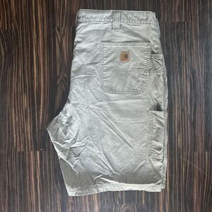 Carhartt Olive Green Carpenter Work Shorts Size 44 RN 14806